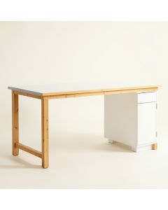 Briar Dale Empty Workshop Workbench - White (synthetic illustration; no displayed measurements)