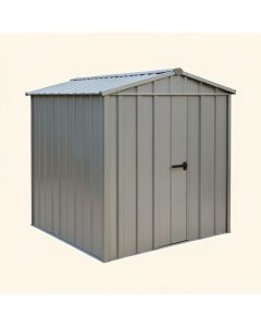 Outdoor Lean-To Metal Storage Shed (synthetic illustration; no displayed measurements)