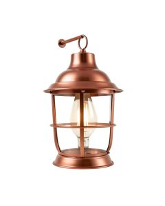 Earlham Aged Copper 3 -Bulb 24 '' H Outdoor Hanging Lantern (synthetic illustration; no displayed measurements)