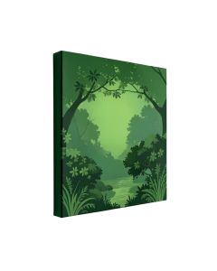 The Zen Garden - Wrapped Canvas Graphic Art Print (synthetic illustration; no displayed measurements)