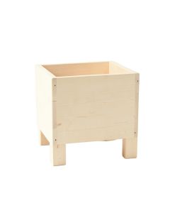 Harbor Branch Empty Raised Planter - Ivory (synthetic illustration; no displayed measurements)