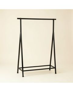 Spruce Brook Empty Garment Rack - Black (synthetic illustration; no displayed measurements)
