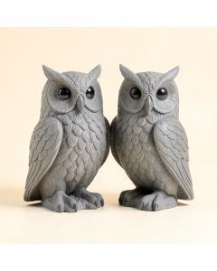2 Piece Ogling Outdoor Owl Garden Statue Set (synthetic illustration; no displayed measurements)