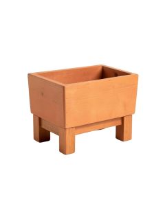 Heath Bridge Empty Raised Planter - Terracotta (synthetic illustration; no displayed measurements)