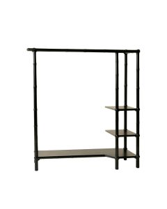 Harbor Bend Empty Garment Rack - Black (synthetic illustration; no displayed measurements)