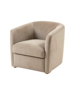 Barnard 25.5 '' Wide Polyester Barrel Chair (synthetic illustration; no displayed measurements)