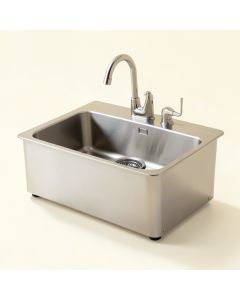 Zero Radius Stainless Steel 33 '' L X 21 '' W Farmhouse Kitchen Sink With Drain And Strainer (synthetic illustration; no displayed measurements)