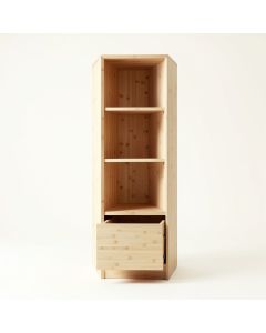 Spruce Bridge Narrow Cubby Tower - Beige (synthetic illustration; no displayed measurements)