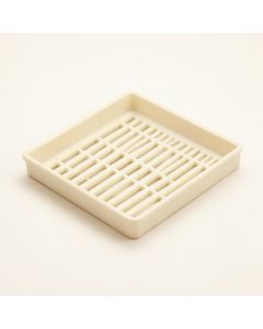 Slate Dale Empty Under-Desk Cable Tray - Cream (synthetic illustration; no displayed measurements)