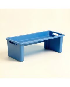 Olive Crest Narrow Outdoor Storage Bench - Blue (synthetic illustration; no displayed measurements)