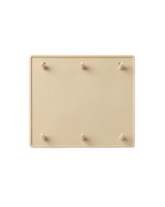 Sage Arc Empty Wall-Mounted Tool Organizer Panel - Beige