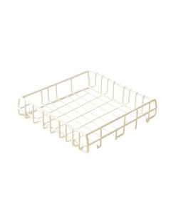 Cedar Branch Empty Under-Desk Cable Tray - White