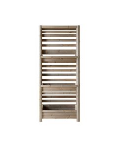 Bay Bluff Empty Vertical Garden Frame - Gray