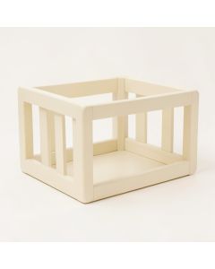 Summit Falls Empty Furniture-Style Pet Crate - Cream (synthetic illustration; no displayed measurements)