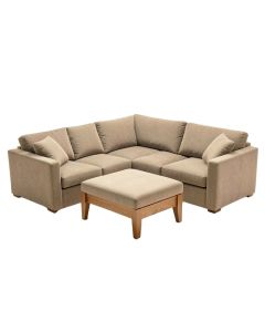 Anikka 90 '' Wide Reversible Modular Corner Sectional With Ottoman