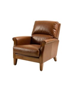 Amirah 36.2 '' Wide Top Grain Leather Lounge Chair
