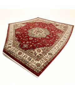 Moloney Power Loom Red/Beige/Brown Rug (synthetic illustration; no displayed measurements)