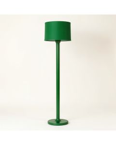 Stone Brook Floor Lamp With A Plain Fabric Shade - Green (synthetic illustration; no displayed measurements)