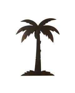 Lapp Unique Palm Tree Themed Steel Personalized Metal Wall Sign Customized With Last Name