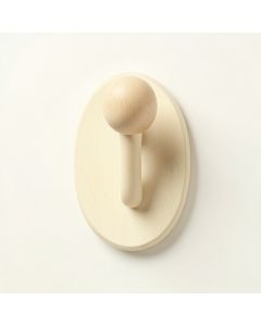 Dawn Crossing Wall-Mounted Robe Hook - Cream (synthetic illustration; no displayed measurements)