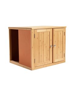 Cove Bridge Empty Furniture-Style Litter Enclosure - Terracotta