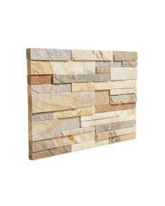 Colorado Canyon Pencil Ledger Panel 6 '' X 24 '' Marble Stacked Stone Tile In Natural