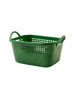 Hill Bluff Empty Storage Basket - Green