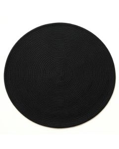 Briar Bluff Round Area Rug - Black (synthetic illustration; no displayed measurements)