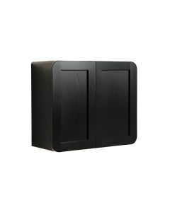Vale Brook Wall-Mounted Entry Cabinet - Black (synthetic illustration; no displayed measurements)