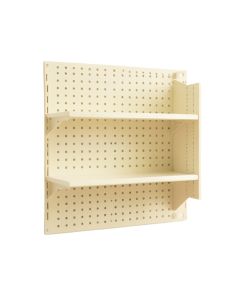 Oak Canyon Empty Wall-Mounted Tool Organizer Panel - Cream (synthetic illustration; no displayed measurements)
