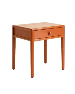 Field Edge Side Table - Terracotta (synthetic illustration; no displayed measurements)