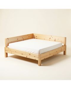 Alpena Solid Wood Platform Bed (synthetic illustration; no displayed measurements)