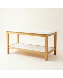 Spruce Crest Empty Workshop Workbench - White (synthetic illustration; no displayed measurements)
