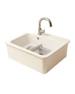Nepal 33 '' L X 19 '' W Farmhouse/Apron Kitchen Sink With Sink Grid And Strainer