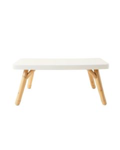 Hill Crossing Indoor Bench - White