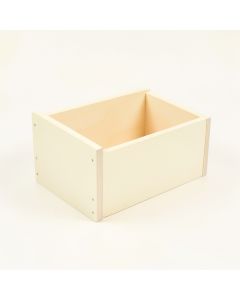 Willow Bluff Low Toy Storage Unit - Ivory (synthetic illustration; no displayed measurements)