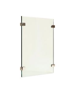 Linea 30 '' W X 72 '' H Screen Frameless Fixed Glass Panel