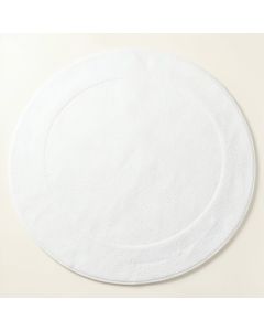 Oak Canyon Round Area Rug - White (synthetic illustration; no displayed measurements)