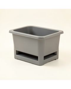 Moss Canyon Empty Raised Planter - Gray (synthetic illustration; no displayed measurements)