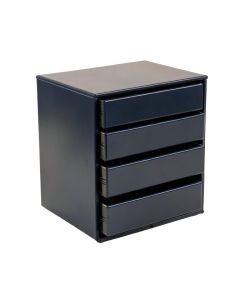 Glen Crest Small-Parts Storage Drawer Cabinet - Navy (synthetic illustration; no displayed measurements)