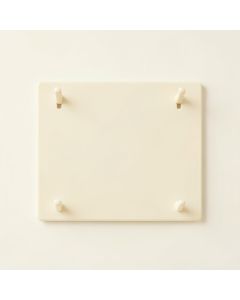 Cliff Bridge Empty Wall-Mounted Tool Organizer Panel - Ivory (synthetic illustration; no displayed measurements)