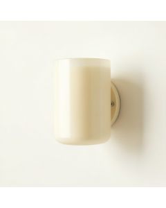 Moss Arc Wall Sconce Mounted On A Plain Wall - Ivory (synthetic illustration; no displayed measurements)