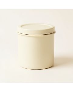 Dune Bluff Storage Canister With Lid - Ivory (synthetic illustration; no displayed measurements)