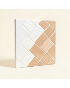 Domino 2 '' X 3 '' Porcelain Herringbone Mosaic Wall & Floor Tile (synthetic illustration; no displayed measurements)