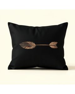 Rustic Patch Arrow Print Body Pillow Case (synthetic illustration; no displayed measurements)