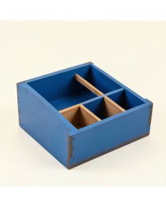Spruce Arc Empty Coffee-Station Organizer - Blue (synthetic illustration; no displayed measurements)