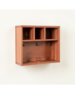 Wren Dale Wall-Mounted Entryway Organizer Shelf - Terracotta (synthetic illustration; no displayed measurements)