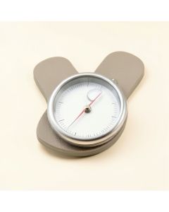 Flip Flop Poly Resin Clock With Thermometer (synthetic illustration; no displayed measurements)