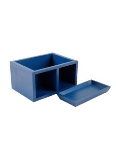 Elm Bluff Empty Coffee-Station Organizer - Blue