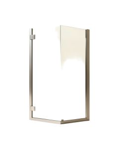 Kinkade Xl 23.25 '' W X 80 '' H Hinged Frameless Shower Door